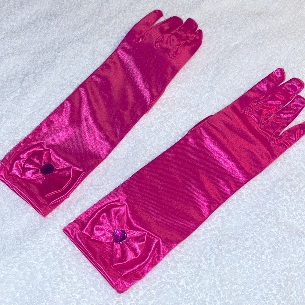 PINK Gloves Sexy Santa Baby Gloves set